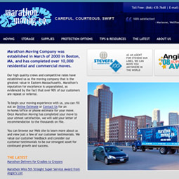 Hot Knife Launches Redesigned Site for Marathon Moving Company