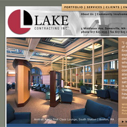 Lake Contracting Web Site and Collaborative Web Application