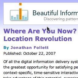 Where Are You Now? Design for the Location Revolution