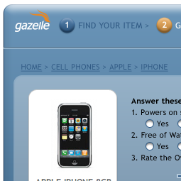 Featured Project � Gazelle Widget UI Design